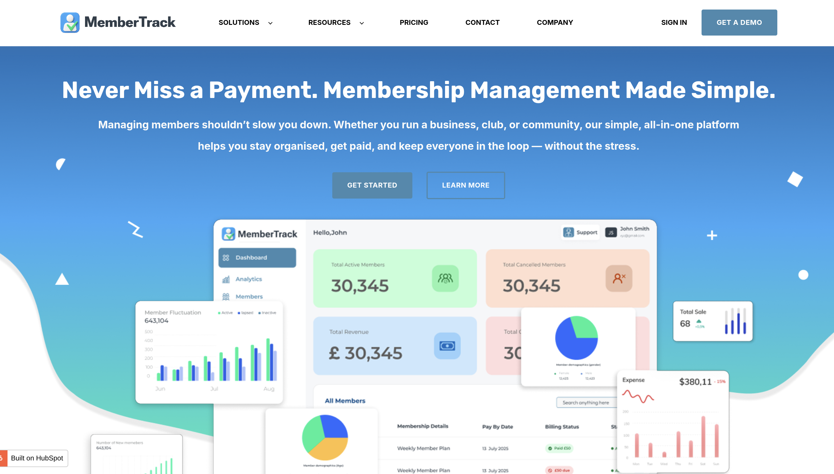 MemberTrack project screenshot